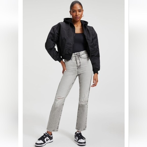 NWOT Good American good boyfriend jeans - Picture 4 of 16